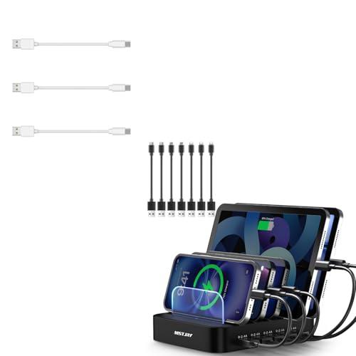 MSTJRY 5-Port USB-C Charging Station with Cables
