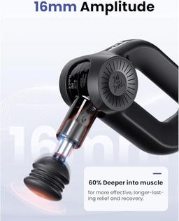 BOB AND BRAD D6 Pro Massage Gun with OLED Screen thumbnail 2
