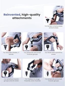 BOB AND BRAD D6 Pro Massage Gun with OLED Screen thumbnail 6