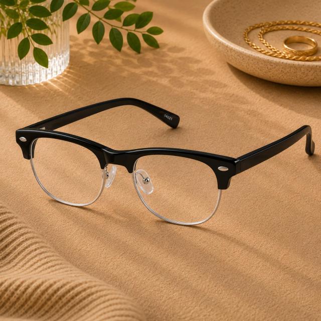 Black Browline Glasses #143821