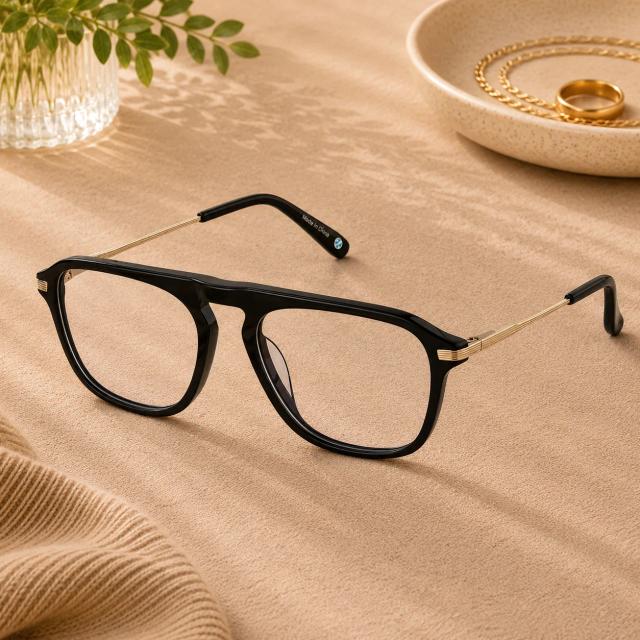 Black Stargazer Blue Light Glasses #7829121