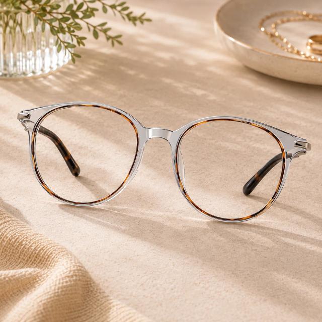 Clear Round Glasses #7818623