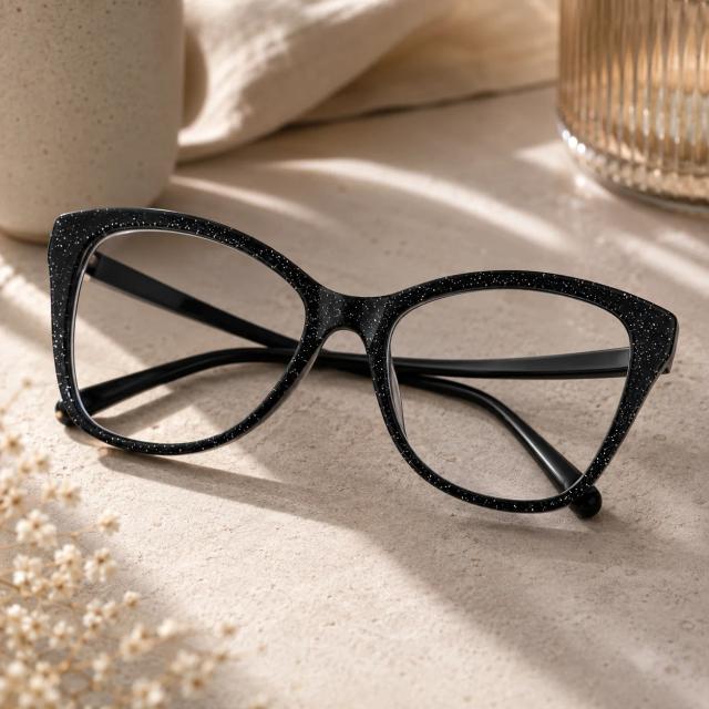 Night Sky Cat-Eye Glasses #4445121